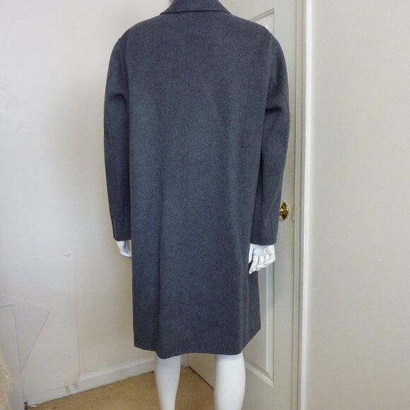Theory Double-breasted Wool & Cashmere Oversize Coat - Picture 9 of 10